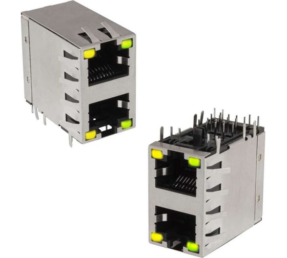 Разъём RJ RUICHI TJ9-8P8-01 LED 114427 1