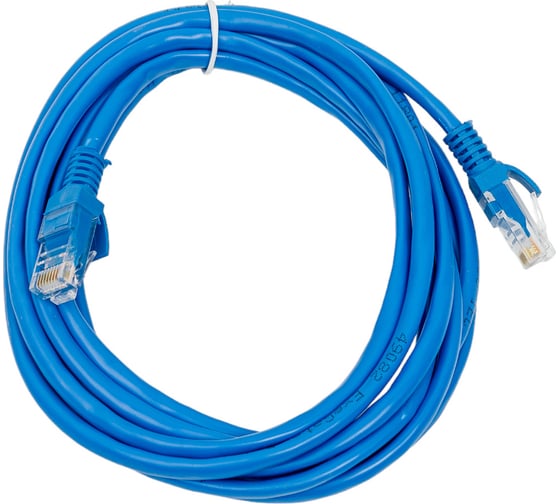 Патч-корд ExeGate UTP-RJ45-RJ45-5e-3M-BL UTP cat 5e 3м синий 258680