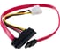 Кабель Cablexpert Combo SATA molex+SATA/SATA 15pin+7pin интерфейсного кабеля-35см, питания-15см CC-SATA-C1 2