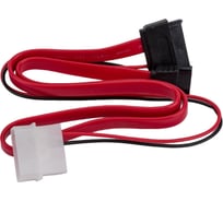 Кабель Cablexpert Combo Slimmini SATA molex+SATA/miniSATA 6pin+7pinдл инт-50см CC-SATA-C3