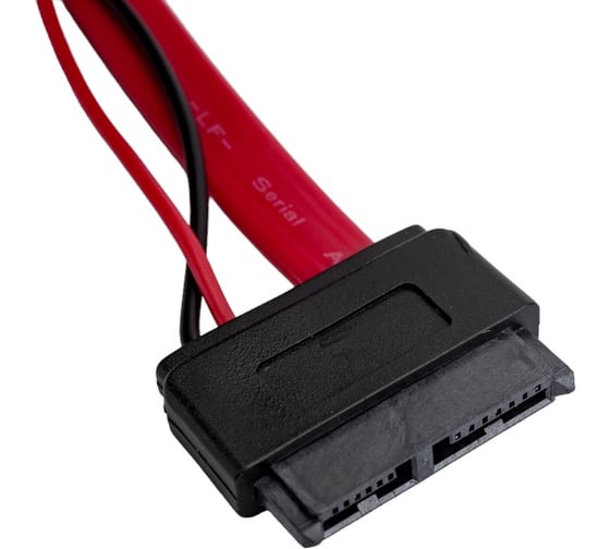 Кабель Cablexpert Combo Slimmini SATA molex+SATA/miniSATA 6pin+7pinдл инт-50см CC-SATA-C3