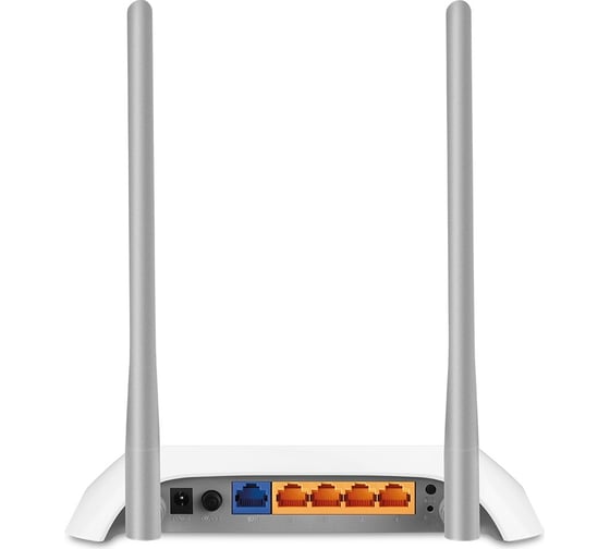 Беспроводной роутер TP-Link N300 10/100BASE-TX/4G ready белый TL-WR842N