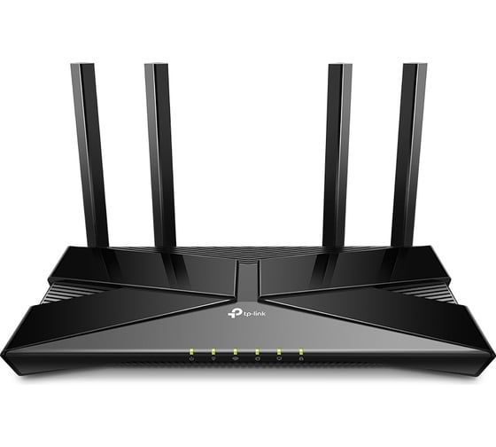 Беспроводной роутер TP-Link AX1500 10/100/1000BASE-TX черный ARCHER AX10