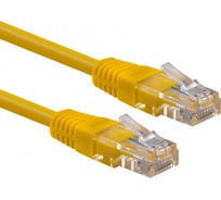 Кабель Belsis патчкорд UTP RJ-45 кат.5E, вилка - вилка, 1.0 м., желтый SP3052