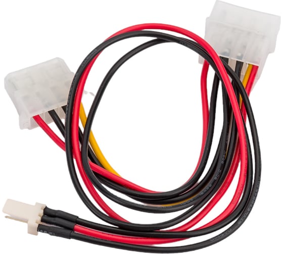 Кабель питания Cablexpert для вентилятора 12V, molex -> molex + 3pin, 15см CC-PSU-5