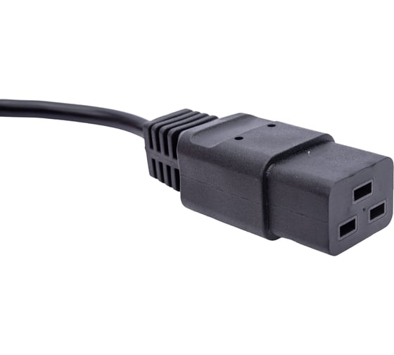 Кабель питания Cablexpert 1.8м, C14-C19, 3x1 кв.мм, черный, с заземлением PC-189-1-1
