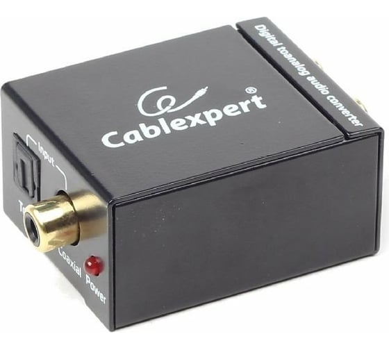Аудио конвертер Cablexpert цифровой в аналоговый сигнал 1xRCACoaxial DSC-OPT-RCA-001