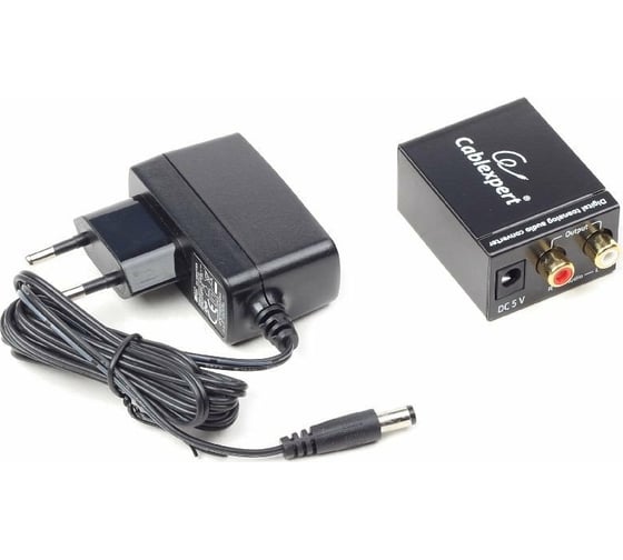 Аудио конвертер Cablexpert цифровой в аналоговый сигнал 1xRCACoaxial DSC-OPT-RCA-001