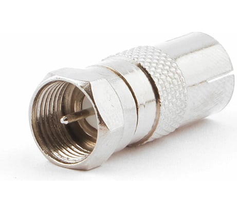 Переходник Cablexpert F папа / TV папа, блистер APL-MTVM-01