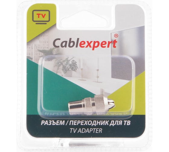 Разъем Cablexpert TV папа, блистер TVPL-03