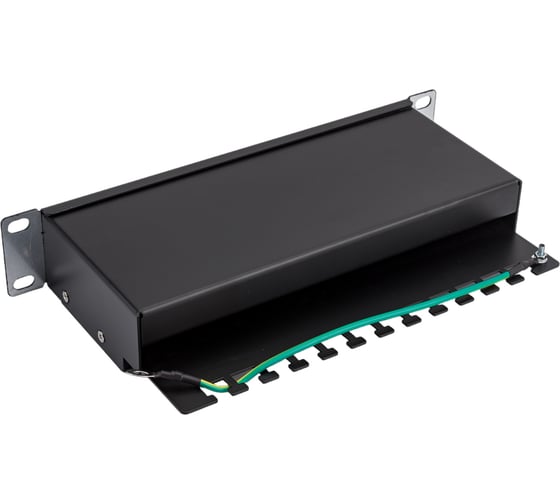 Патч-панель Cabeus, установочный размер 236 мм, 12 портов RJ-45 PL-12-Cat.6 10"-SH-Dual