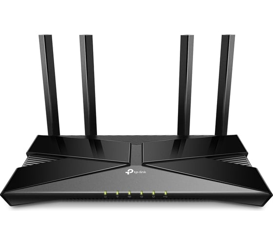 Беспроводной роутер TP-Link AX1800 10/100/1000BASE-TX черный ARCHER AX20