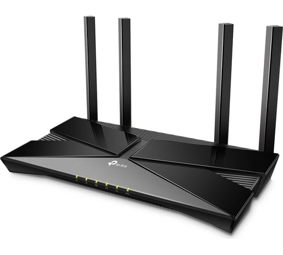 Беспроводной роутер TP-Link AX1800 10/100/1000BASE-TX черный ARCHER AX20