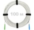 Патч-корд оптический ENGINOVA FTTH диэлектрик FRP, G.657 LSZH SC/APC-SC/UPC, белый 100 м ENG-FTTH-FRP-SCA-SCU-100-WT 1