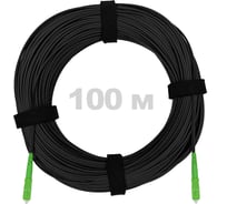 Патч-корд оптический ENGINOVA FTTH диэлектрик FRP, G.657 LSZH 2SC/APC, черный 100 м ENG-FTTH-FRP-2SCA-100-BL