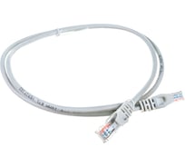 Коммутационный шнур Neomax UTP 1 м., гибкий, cat.5е, серый, многожильный NM13001-010