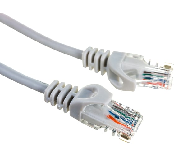 Коммутационный шнур Neomax UTP 1 м., гибкий, cat.5е, серый, многожильный NM13001-010