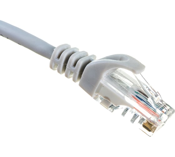 Коммутационный шнур Neomax UTP 1 м., гибкий, cat.5е, серый, многожильный NM13001-010