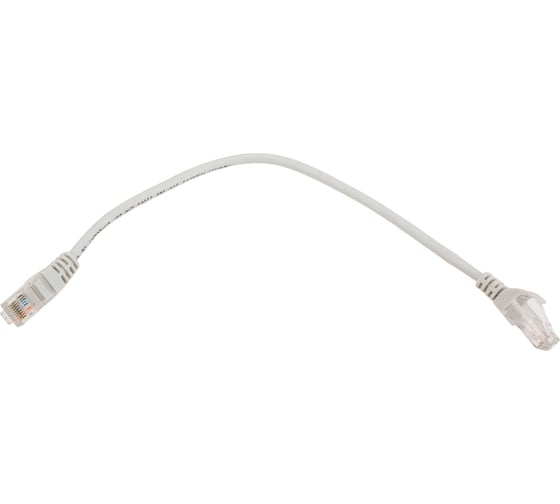 Коммутационный шнур Neomax UTP 0.3м, гибкий, cat.5е, серый, многожильный NM13001-003 1