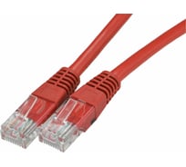 Коммутационный шнур Neomax UTP 3м, гибкий, cat.6, красный, многожильный NM13601-030R