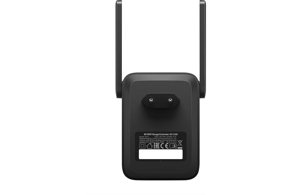 Ретранслятор Xiaomi Wi-Fi Mi WiFi Range Extender AC1200 DVB4270GL -  выгодная цена, отзывы, характеристики, фото - купить в Москве и РФ