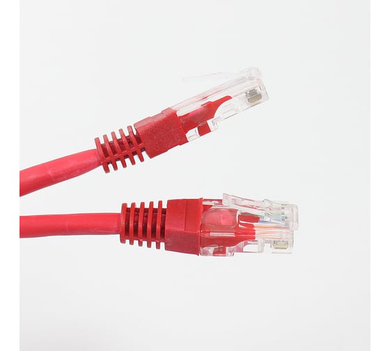 Патч-корд Pro Legend UTP каткгория 5E RJ-45 вилка - RJ-45 вилка, красный, 0.5 м. PL1239 1