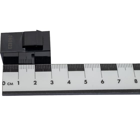 Проходной адаптер RJ-45(8P8C) Hyperline CA2-KJ-C5E-BK (coupler), формата Keystone Jack, 444914