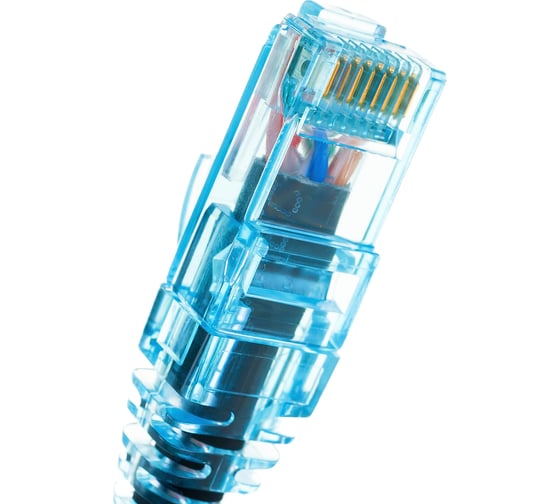 Патч-корд Hyperline PC-LPM-UTP-RJ45-RJ45-C6-0.3M-LSZH-BK U/UTP, Cat.6 (100% Fluke Component Tested), LSZH, 0.3 м, черный 230182
