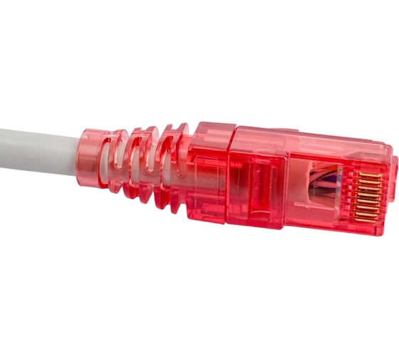 Патч-корд Hyperline PC-LPM-UTP-RJ45-RJ45-C5e-10M-LSZH-GY U/UTP, Cat.5e (100% Fluke Compone 42306