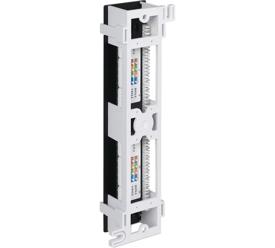 Настенная патч-панель Cabeus 12 портов RJ-45, категория 5е, PL-12-Cat.5e-WL-Dual IDC