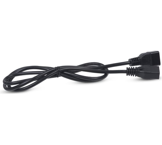 Кабель питания Cabeus IEC 320 C19 - IEC 320 C20 (3x1.5), 16A, прямая вилка, 3м PC-IEC19-IEC20-3M