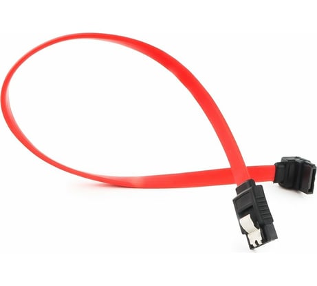 Интерфейсный кабель Cablexpert SATA 30см CC-SATAM-DATA90-0.3M