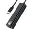 Сетевая карта 5bites USB3.1 RJ45 1 гигабит 3х портовый USB3.0 разветв. черный UA3C-45-10BK 1