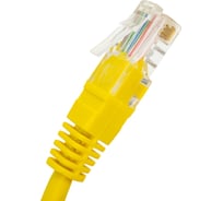 Патч-корд Pro Legend UTP категории 5E RJ-45 вилка - RJ-45 вилка, желтый, 5 м. PL1251
