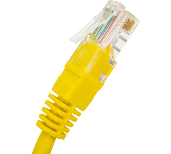 Патч-корд Pro Legend UTP категории 5E RJ-45 вилка - RJ-45 вилка, желтый, 5 м. PL1251 1