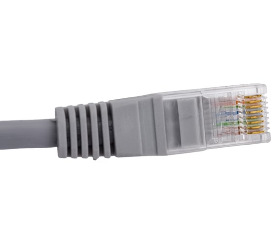 Патч-корд Pro Legend UTP категории 5E RJ-45 вилка - RJ-45 вилка, серый, 2 м. PL1221