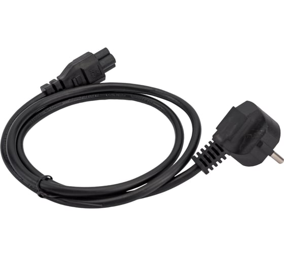 Кабель питания для ноутбуков Cablexpert 1м, Schuko- C5, 10А, пакет PC-186-ML12-1M