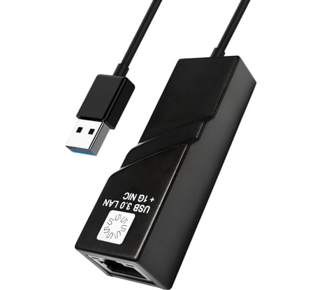 Сетевая карта 5bites USB3.0, RJ45 1гигабит, 10см UA3-45-01BK