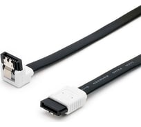 Кабель SATA 3.0, 0.5 м, угловой, защелка, черный Pro Legend PL1413