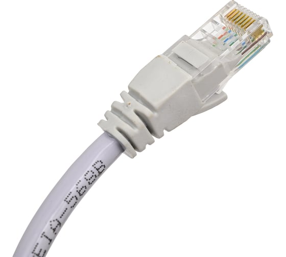 Патч-корд UTP Pro Legend категории 6E RJ-45 вилка - RJ-45 вилка, серый, 5 м. PL1195