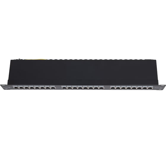 Патч-панель ExeGate EPP3-19-24-8P8C-C5e-SH-110D 19 FTP 24 port cat 5e dual IDC 1U RoHS Black 281083
