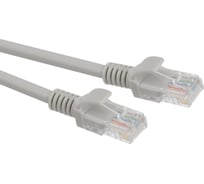 Патч-корд ЭРА PC1.5F F/UTP категория 5e, длина 1,5 метра, экранированный, серый, Cu, Б0051345