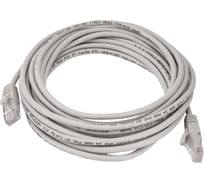 Патч-корд ЭРА PC5U U/UTP категория 5e, длина 5 метров, неэкранированный, серый, Cu, Б0051413