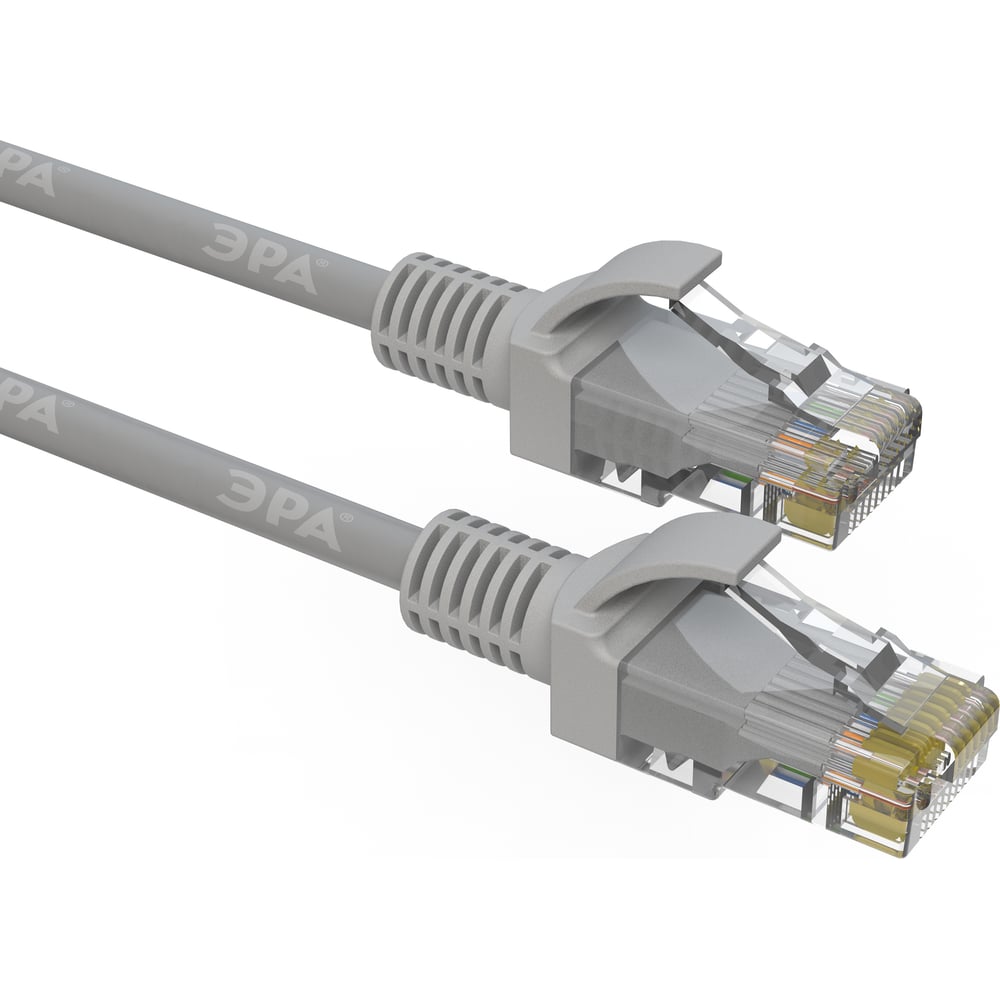 Патч-корд ЭРА Simple PC-1.5F-A F/UTP категория 5e, длина 1,5 метра ...