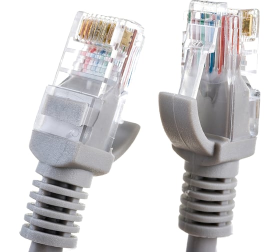 Патч-корд ЭРА Simple PC-1.5U-A U/UTP категория 5e, длина 1,5 метра, неэкранирован, серый, Б0051371