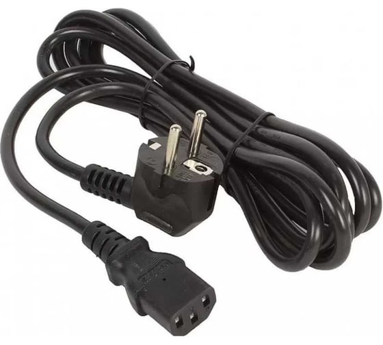 Шнур ПВС-АП Power Cube S22C13-250-10-5 черн 1,8м C13 3x1.00 10А, с заземлением, RPC-186BLXL-PRO1,8
