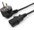 Шнур ПВС-АП Power Cube S22C13-250-10-5 черн 1,8м C13 3x1.00 10А, с заземлением, RPC-186BLXL-PRO1,8 2