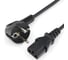 Шнур ПВС-АП Power Cube S22C13-250-10-5 черн 1,8м C13 3x1.00 10А, с заземлением, RPC-186BLXL-PRO1,8 3