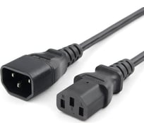 Шнур ПВС-АП Power Cube 3х0,75 C13C14-250-10-5, черный, 5,0 м, C13-C14, 10А, с заземлением, RPC-189BLPRO5