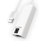 Сетевая карта USB2.0 RJ45 5bites 100мегабит, белый, 10см UA2-45-02WH 1